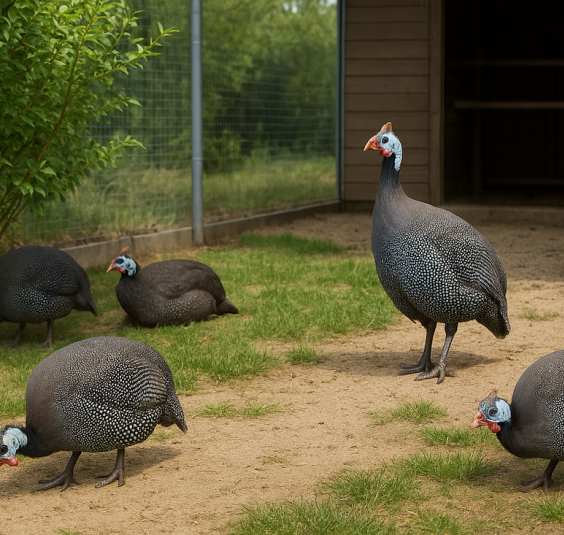 Huisvestingsrichtlijnen Parelhoenen