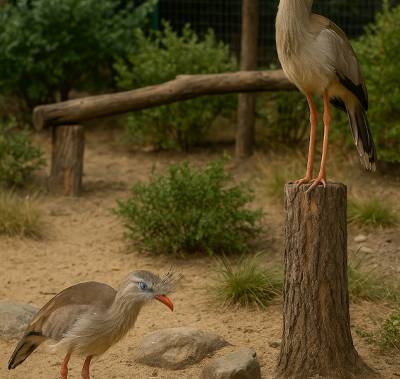 Huisvestingsrichtlijnen Seriema's