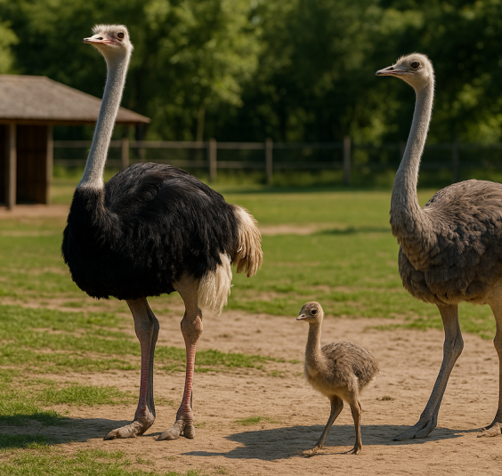 Huisvestingsrichtlijnen Struisvogels