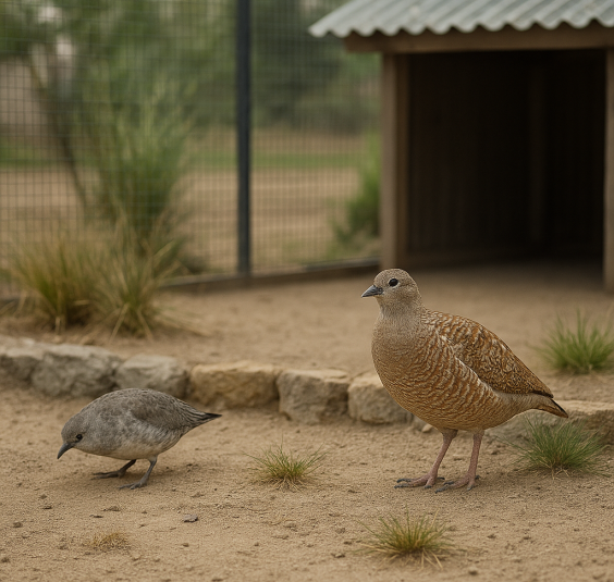 Huisvestingsrichtlijnen kwartelsnippen