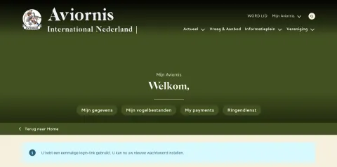 Welkom op je digitaal aviornis platform